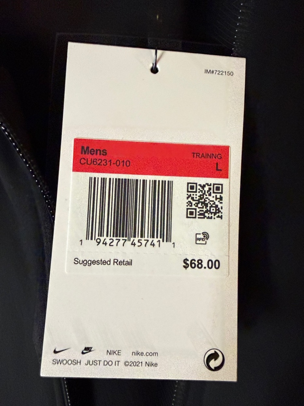Nike Black Performance Full-Zip Hooded Jacket - Picture 2 of 3
